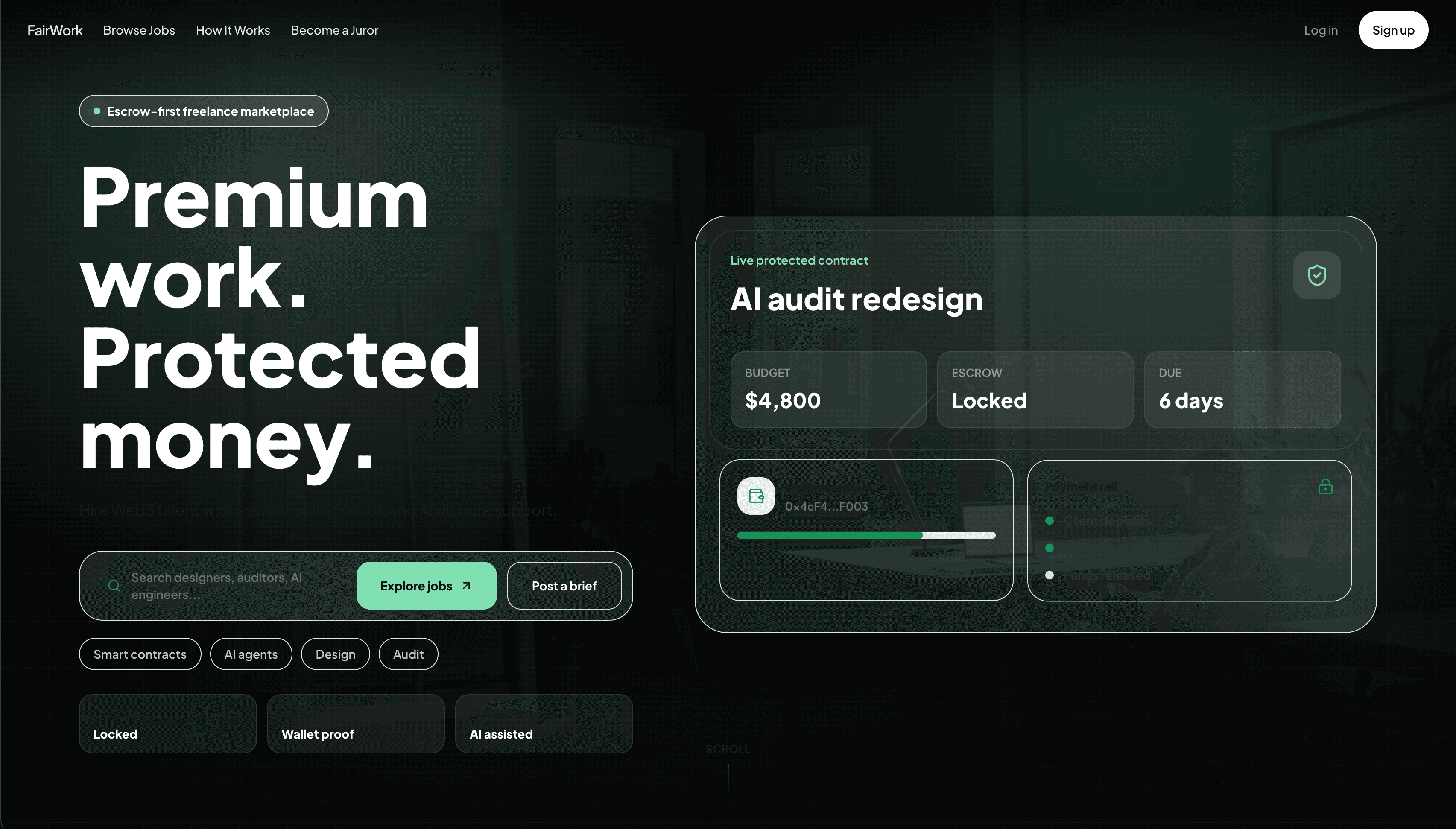 FairWork project screenshot